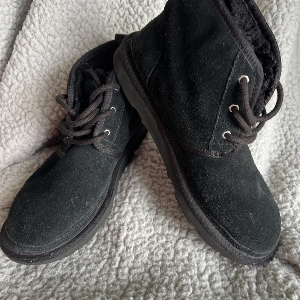 UGG Men's Black Suede Boots